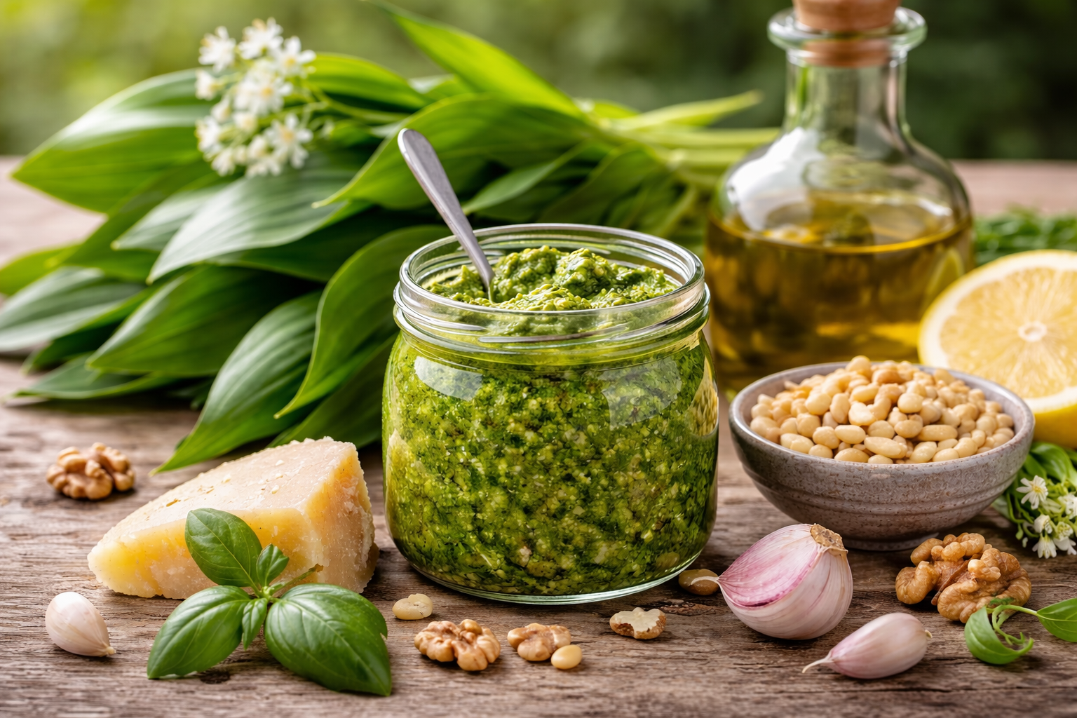 einfaches Bärlauchpesto Rezept